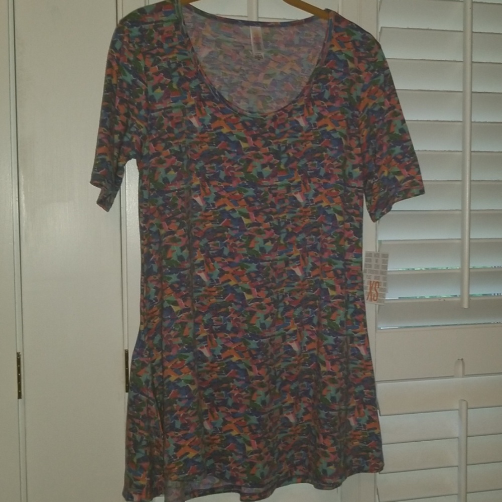 NWT Lularoe Colorful Perfect Tee
